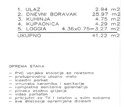 Apartment 41 m², Sesvete, Iver naselje, furnished and with a loggia - 2