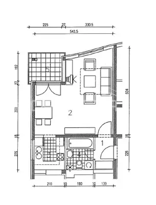 Apartment 41 m², Sesvete, Iver naselje, furnished and with a loggia - 14