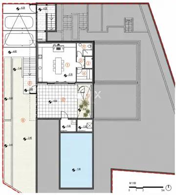 Villa 368,7 m², Primošten - Pool, Sauna und Meerblick - 7