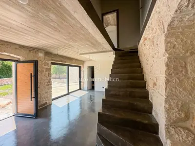 Labin - kamena vila s bazenom - 17