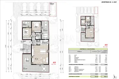 Wohnung 81,66 m², Povljana - Meerblick und Balkon - 16