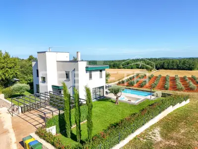 ISTRA, VIŽINADA - Moderne Villa mit Pool, atemberaubendem Panoramablick und luxuriösem Interieur - 3