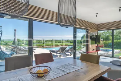 ISTRA, VIŽINADA - Moderne Villa mit Pool, atemberaubendem Panoramablick und luxuriösem Interieur - 11