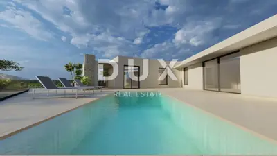 ISTRA, LABIN - Modern gestaltetes ebenerdiges Haus mit Pool am Rand der Siedlung - 2