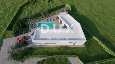 ISTRA, LABIN - Modern gestaltetes ebenerdiges Haus mit Pool am Rand der Siedlung - 14