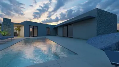 ISTRA, LABIN - Modern gestaltetes ebenerdiges Haus mit Pool am Rand der Siedlung - 6