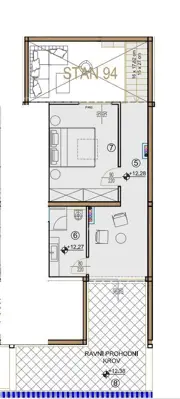 Stan 97 m², Poreč - dvoetažni s krovnom terasom - 3