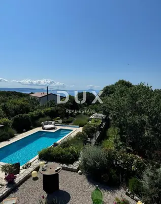 ISTRA, LABIN - Mediterranes Steinhaus mit Pool und fantastischem Blick