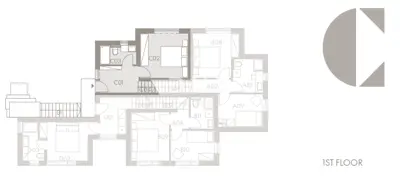 Murter, Podvrške, 1-sobni stan, 60,30 m², pogled na more - 6