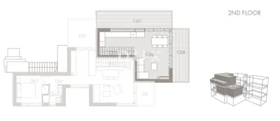 Murter, Podvrške, 1-sobni stan, 60,30 m², pogled na more - 7