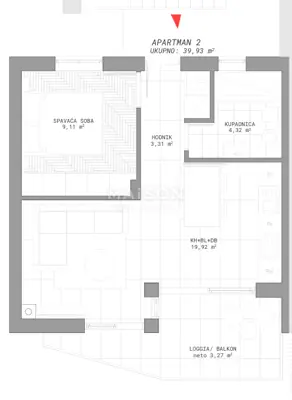Wohnung zum Kauf in Oprić, 46,2 m² - 11