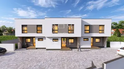 Dugo Selo - Zapad, Kuća u nizu s vrtom na mirnoj lokaciji, 117 m² - 2