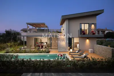 Villa 204 m², Vodnjan - Meerblick und Blick auf die Brijuni