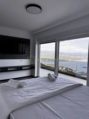 Vila 119 m², Bregi - panoramski pogled na Opatijsku rivijeru - 12