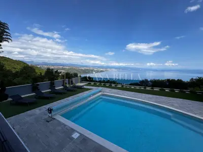 Vila 119 m², Bregi - panoramski pogled na Opatijsku rivijeru - 6