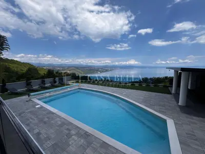 Vila 119 m², Bregi - panoramski pogled na Opatijsku rivijeru - 5