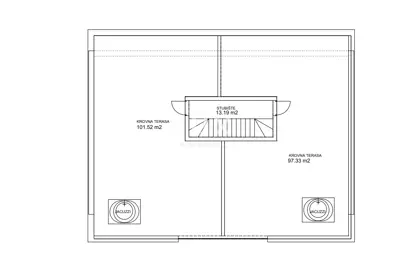 Stan 115,7 m², Pakoštane - krovna terasa i jacuzzi - 16