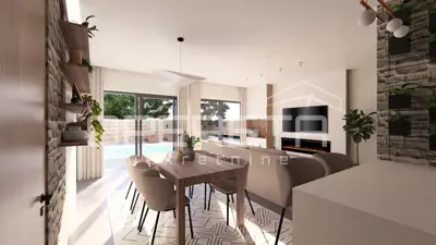 Petrčane - luxury three-bedroom apartment with a pool and a large garden, 30 m from the sea - 5