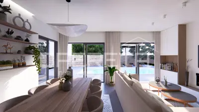 Petrčane - luxury three-bedroom apartment with a pool and a large garden, 30 m from the sea - 6