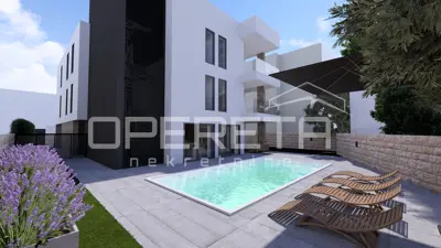 Petrčane - luxury three-bedroom apartment with a pool and a large garden, 30 m from the sea - 2