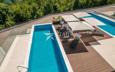 Villa 264 m², Veprinac - Blick auf die Opatija Riviera - 17