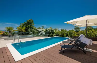 Villa 264 m², Veprinac - Blick auf die Opatija Riviera - 3