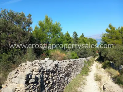 Grundstück 2.170 m², Otok Brač - Meerblick - 2