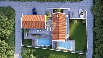 Haus 285 m², Umag Umgebung - zwei Häuser mit Pools - 2