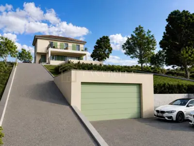 Building plot 1,169 m², Jadranovo - sea and Krk view - 2