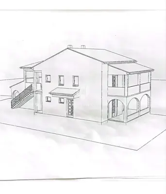 Baugrundstück 788 m², Poreč - begonnenes Projekt mit drei Wohnungen - 4