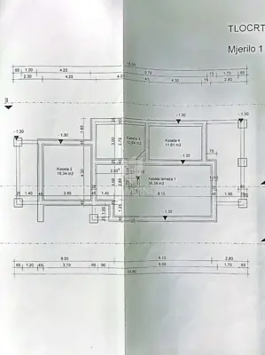Baugrundstück 788 m², Poreč - begonnenes Projekt mit drei Wohnungen - 6