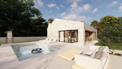 Family house with a pool surrounded by greenery, Danilo Biranj - Šibenik - 11