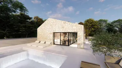 Family house with a pool surrounded by greenery, Danilo Biranj - Šibenik - 9