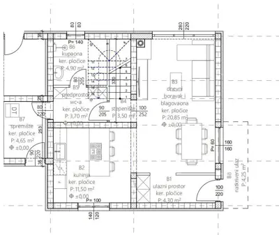 Doppelhaushälfte 103 m², Kaštel kraj Buja, ruhige Siedlung - 3