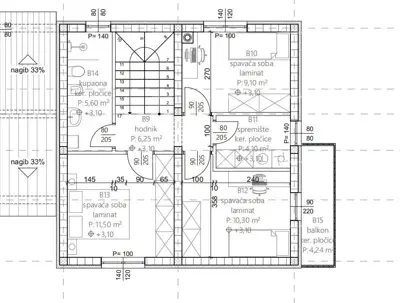 Doppelhaushälfte 103 m², Kaštel kraj Buja, ruhige Siedlung - 5