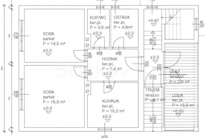 Zagreb, Kustošija centar, dvosoban stan, 65 m² + loggia - 19
