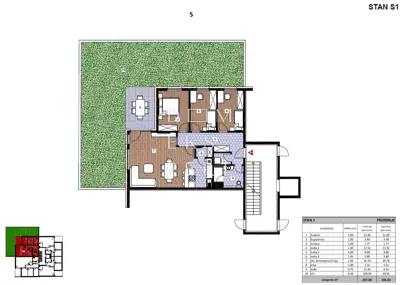 Gaišće, SESVETE, NOVOGRADNJA, PRIZEMLJE, 106 m², 4.S, LOĐA, VRT - 11