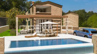 Istria, Svetvinčenat, new house with a pool surrounded by nature - 2