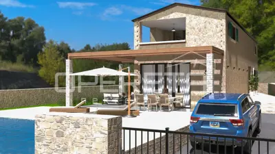 Istria, Svetvinčenat, new house with a pool surrounded by nature