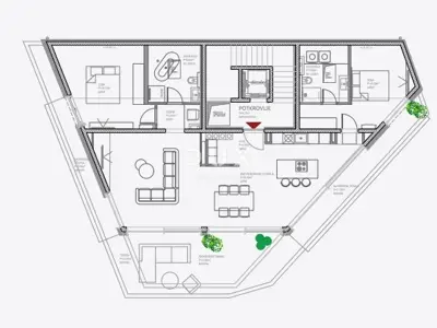 OPATIJA, CENTAR - luxurious penthouse in a new building with wellness, gym - 22