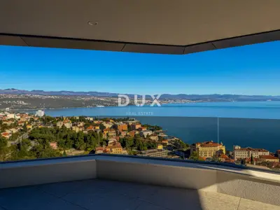 OPATIJA, CENTAR - luxurious penthouse in a new building with wellness, gym