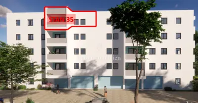 Stan 4. kat, Pula Centar - 2 spavaće sobe, balkon