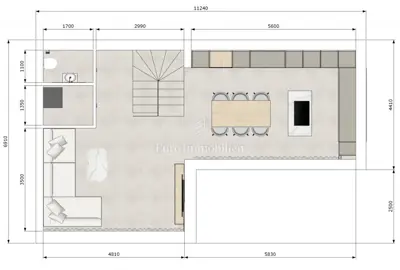 Dvojna kuća 130 m², Malinska - bazen i okućnica - 15