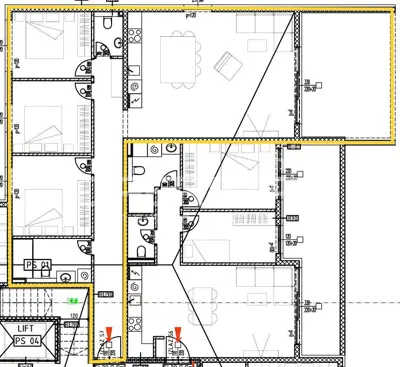 Wohnung 117 m², Okrug Gornji auf Čiovo, Meerblick - 13