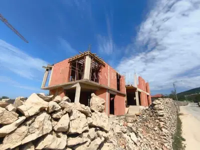 Novi Vinodolski - shell construction property under construction 250 m from the sea - 17