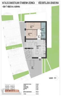 Wohnung 56 m², Okrug Donji - 100 m vom Meer - 10
