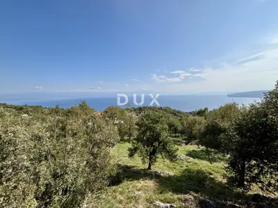Kvarner, Mošćenice, building plot, 934 m², sea view - 2