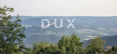 Zemljište 6.758 m², Oprtalj - panoramski pogled i privatnost