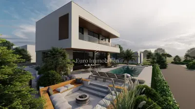 City of Krk, surroundings - building plot with permit - 2