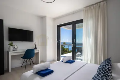 Vila 260 m², Šmrika - bazen i panoramski pogled na more - 5